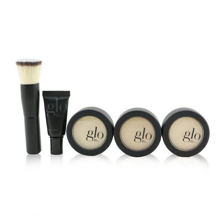 Glo Skin Beauty Kit Meet Your Match Base de 3 Pasos (Primer Facial + 2x Bases Compactas + Polvo Perfeccionante + Mini Brocha Kabuki) 5pcsProduct Thumbnail