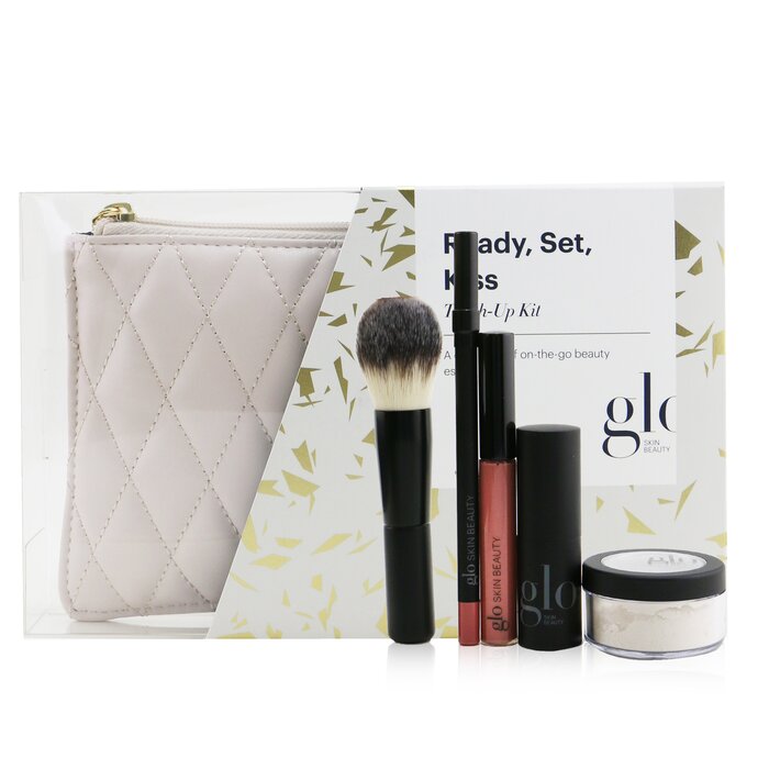 Glo Skin Beauty Ready, Set, Kiss Touch Up Kit (1x Mini Setting Powder, 1x Lip Pencil, 1x Lipstick, 1x Lip Gloss, 1x Brush) 5pcs+1bagProduct Thumbnail