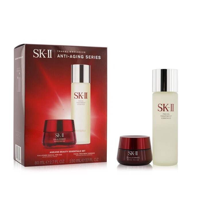 SK II Ageless Beauty Essentials Set: R.N.A. Power Moisturizing Cream 80ml + Facial Treatment Essence 230ml 2pcsProduct Thumbnail