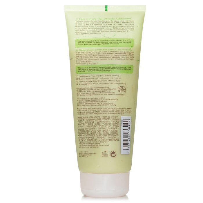 Melvita Almond Tree Flower & Lime Tree Honey Shower Cream קרם רחצה 200ml/6.7ozProduct Thumbnail