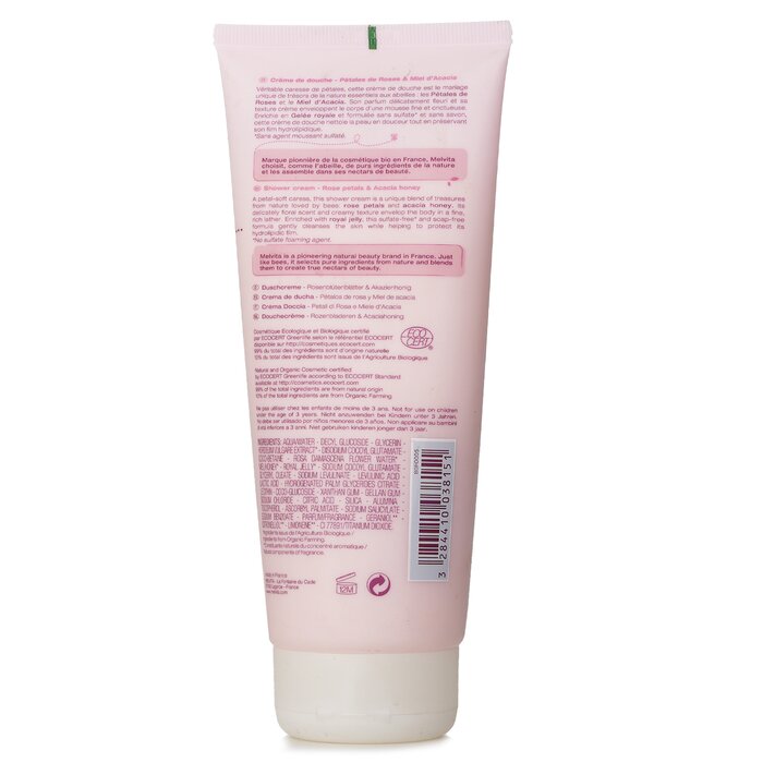 Melvita Rose Petals & Acacia Honey Shower Cream 200ml/6.7ozProduct Thumbnail