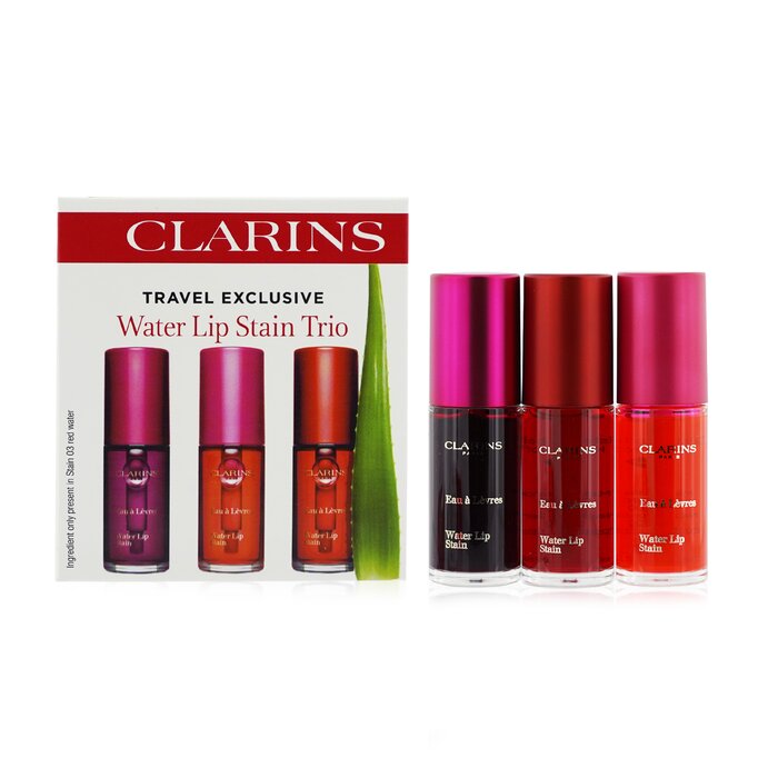 Clarins Water Lip Stain Trio (3x Lip Stain) 3x7ml/0.2ozProduct Thumbnail
