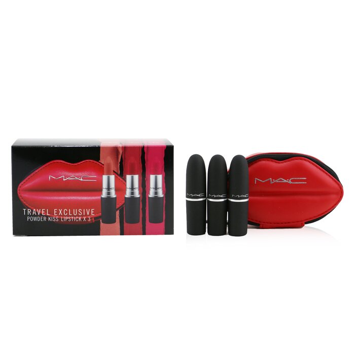 MAC Powder Kiss Lipstick Set (3x Lipstick) 3x3g/0.1ozProduct Thumbnail