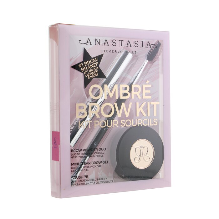 Anastasia Beverly Hills Ombre Brow Kit (Brow Powder Duo + Mini Clear Brow Gel + Brush 7B) 3pcsProduct Thumbnail