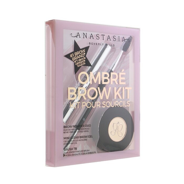 アナスタシア ビバリーヒルズ Anastasia Beverly Hills Ombre Brow Kit (Brow Powder Duo + Mini Clear Brow Gel + Brush 7B) 3pcsProduct Thumbnail