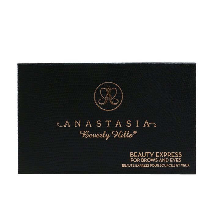 Anastasia Beverly Hills 阿納斯塔西婭比佛利山莊 Beauty Express For Brows & Eyes Kit (Brow Powder Duo + Brow Wax Cream + Eyeshadow Duo + Stencils + Angled Brush) 5pcsProduct Thumbnail
