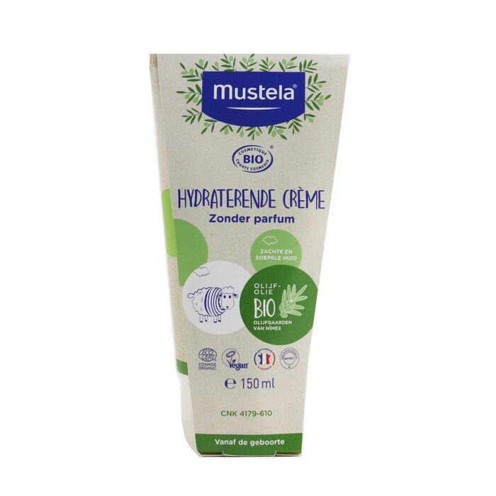 Mustela Organic Hydrating Cream with Olive Oil - Fragrance Free 150ml/5ozProduct Thumbnail