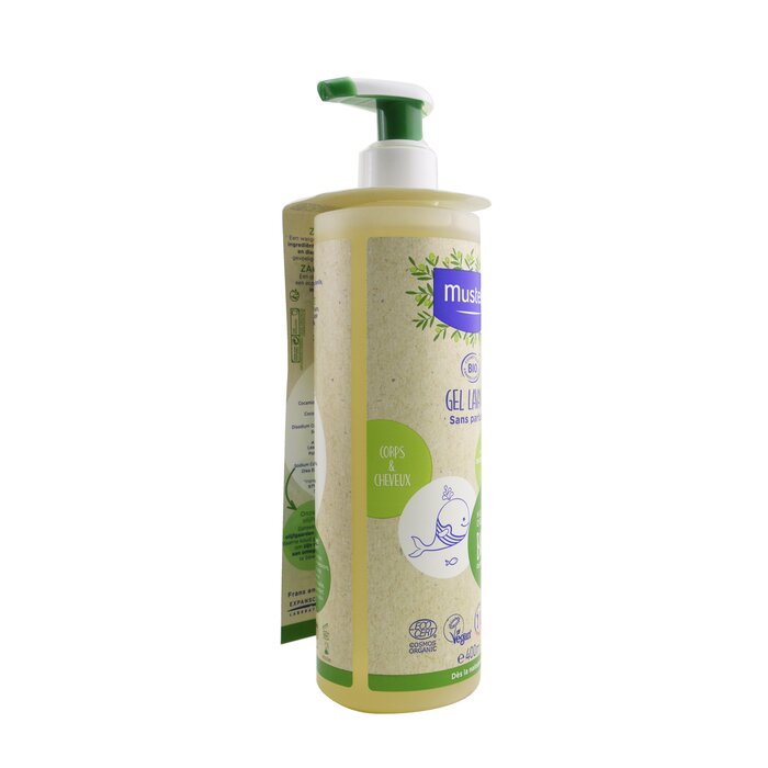 Mustela Organic Cleansing Gel with Olive Oil - Fragrance Free 400ml/15.32ozProduct Thumbnail