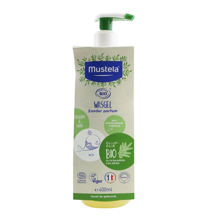 Mustela 慕之恬廊  Organic Cleansing Gel with Olive Oil - Fragrance Free 400ml/15.32ozProduct Thumbnail