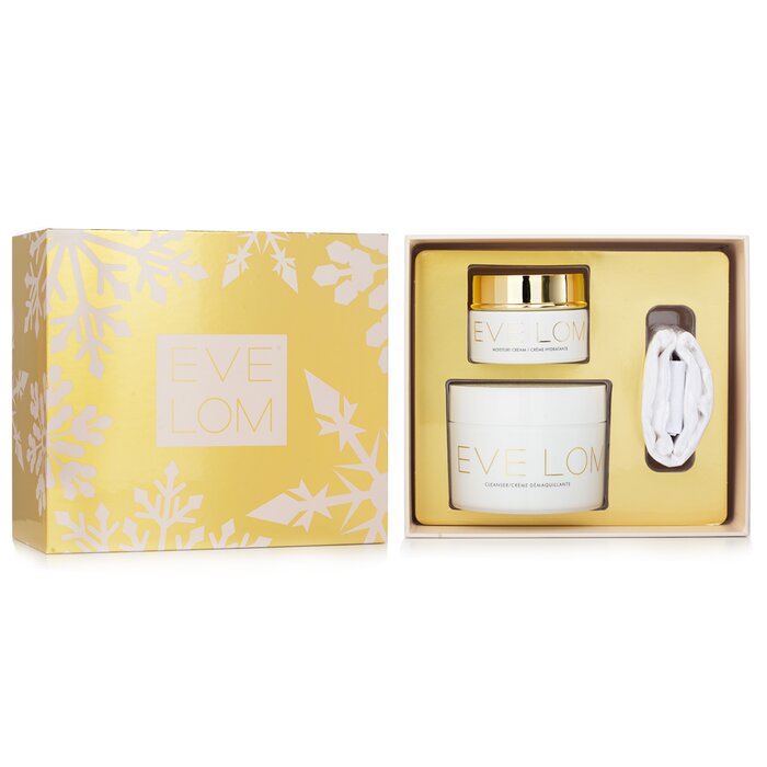 Eve Lom Begin & End Gift Set: Cleanser 200ml/6.8oz + Moisture Cream 50ml/1.6oz + Muslin Cloth 3pcsProduct Thumbnail