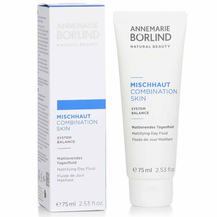 Annemarie Borlind Combination Skin System Balance Mattifying Day Fluid נוזל מט- עבור עור מעורב 75ml/2.53ozProduct Thumbnail