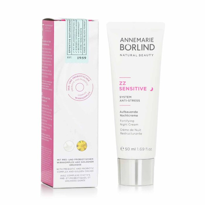Annemarie Borlind ZZ Sensitive System Anti-Stress Fortifying Night Cream קרם לילה - עבור עור רגיש 50ml/1.69ozProduct Thumbnail