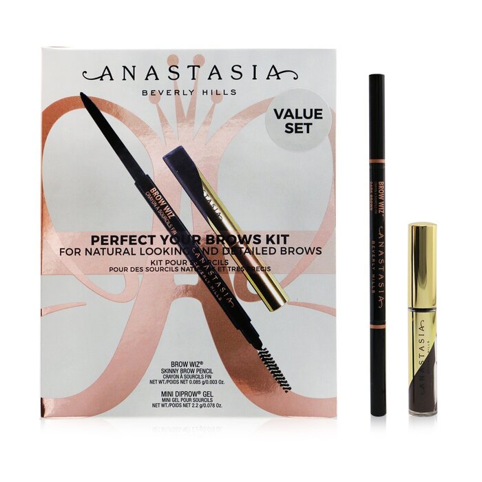 Anastasia Beverly Hills Perfect Your Brows Kit (Brow Wiz + Mini Dipbrow Gel) 2pcsProduct Thumbnail