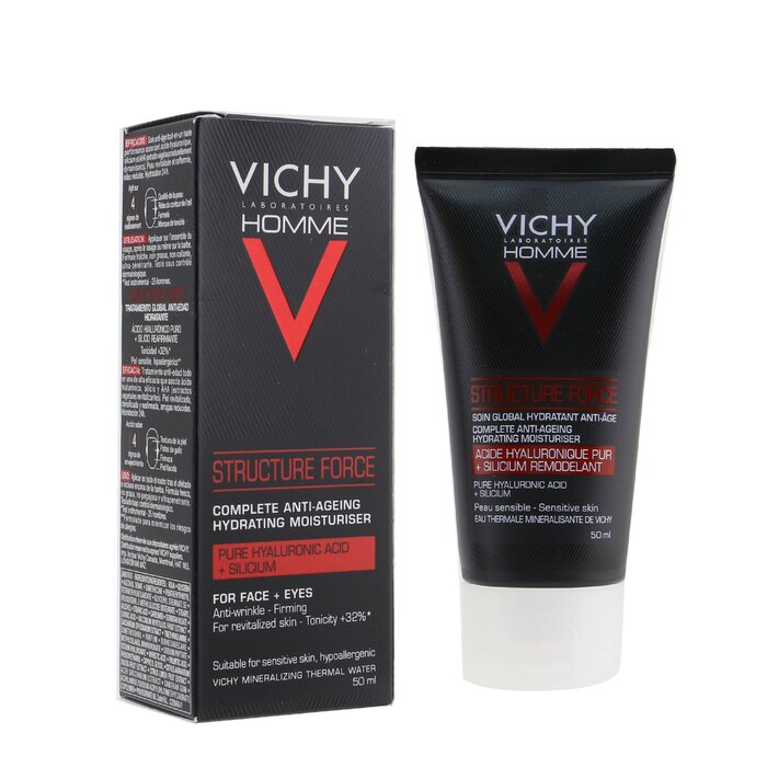 Vichy Homme Structure Force Complete Anti-Ageing Hydrating Moisturiser - For Face + Eyes 50ml/1.7ozProduct Thumbnail