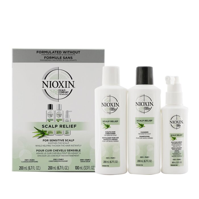 Nioxin 理安善  Scalp Relief System Kit - For Sensitive Scalp 3pcsProduct Thumbnail