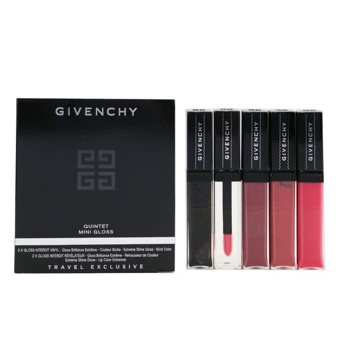 Givenchy 紀梵希 Gloss Interdit Quintet Mini Gloss Set (5x Mini Lip Gloss) 5x3.5ml/0.12ozProduct Thumbnail