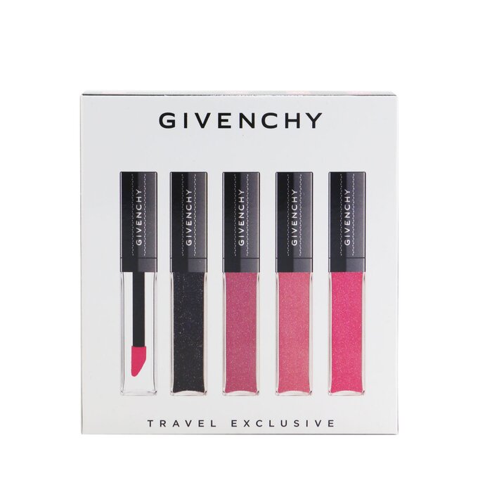 Givenchy مجموعة ملمعة صغيرة Gloss Interdit Quintet (ملمع شفاه صغير عدد 5) 5x3.5ml/0.12ozProduct Thumbnail