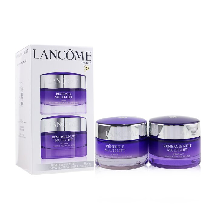 Lancome 蘭蔻 Renergie Multi-Lift Day & Night Partners Set: 1x Renergie Multi-Lift Creme SPF 15 - All Skin Types - 50ml/1.7oz + 1x Renergie Multi-Lift Night Creme - For Face & Neck - 50ml/1.7oz 2pcsProduct Thumbnail