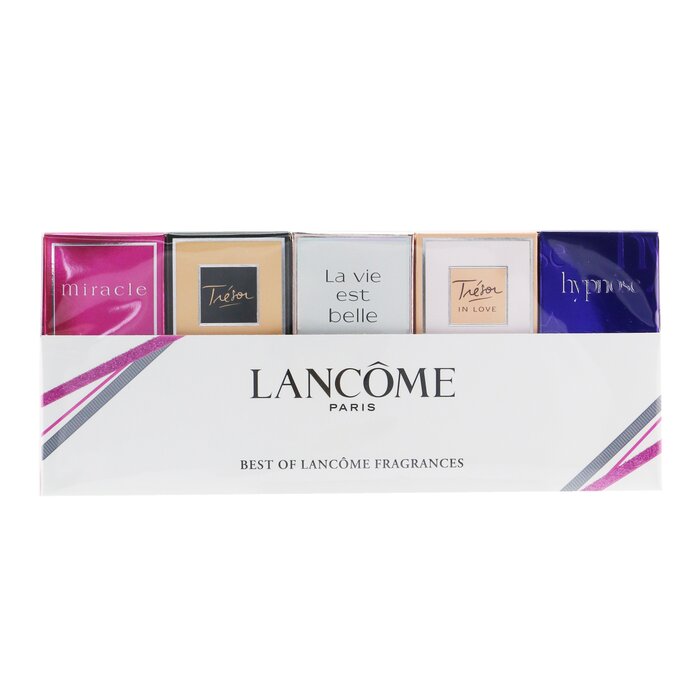 Lancome The Best Of Lancome Fragrance Miniature Coffret: Tresor, Hypnose, Miracle, Tresor In Love, La Vie EST Belle 5pcsProduct Thumbnail