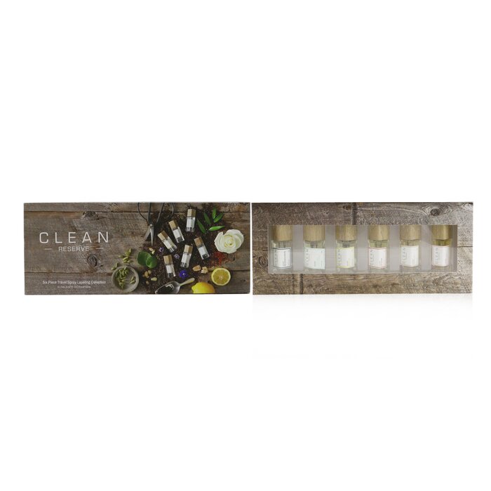 Clean Colección Clean Reserve Spray de Viaje Edificable: Sueded Oud + Citron Fig + Blonde Rose + Sel Santal + Rain + Warm Cotton 6x5ml/0.17ozProduct Thumbnail