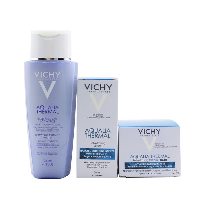 ヴィシー Vichy Aqualia Thermal Boosting Hydration Ritual Value Set: Essence Water 200ml + Serum 30ml + Rehydrating Light Cream 50ml 3pcsProduct Thumbnail