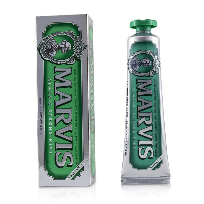 Marvis Classic Strong Mint Toothpaste With Xylitol (Box Slightly Damaged) 85ml/4.5ozProduct Thumbnail
