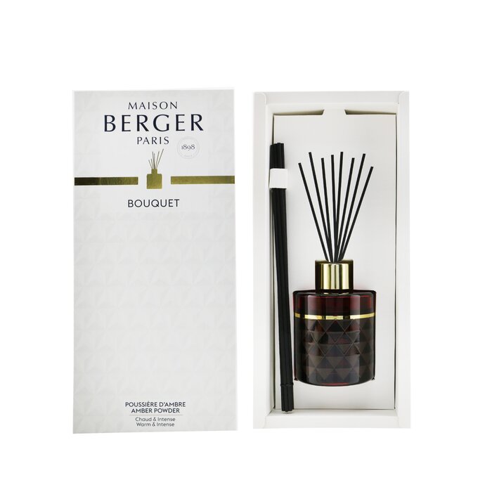金柏格  Lampe Berger (Maison Berger Paris) Clarity Burgundy Pre-Filled Reed Diffuser - Amber Powder 115ml/3.8ozProduct Thumbnail