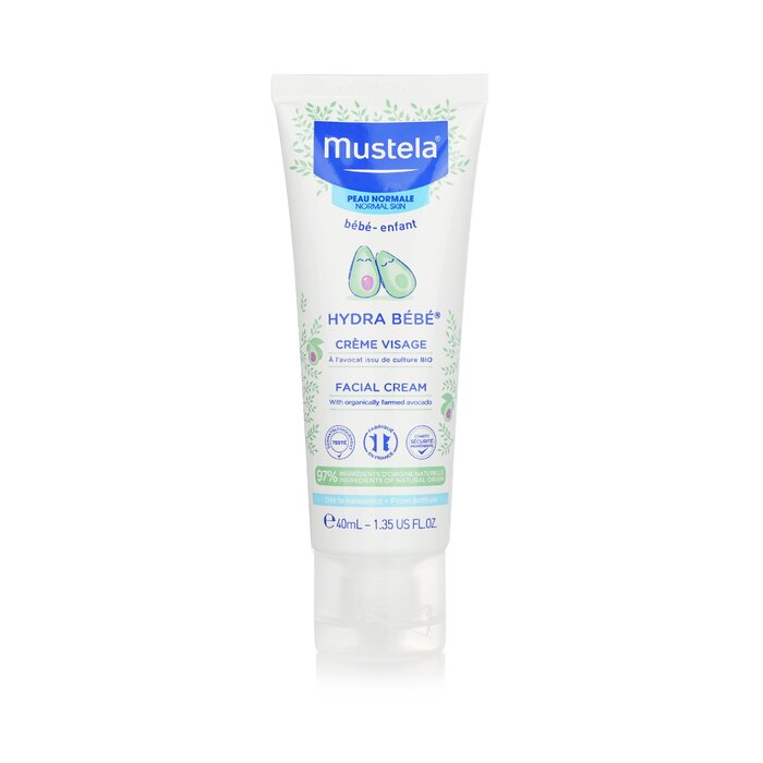 Mustela Hydra-Bebe Facial Cream With Organic Avocado - Normal Skin 40ml/1.35ozProduct Thumbnail