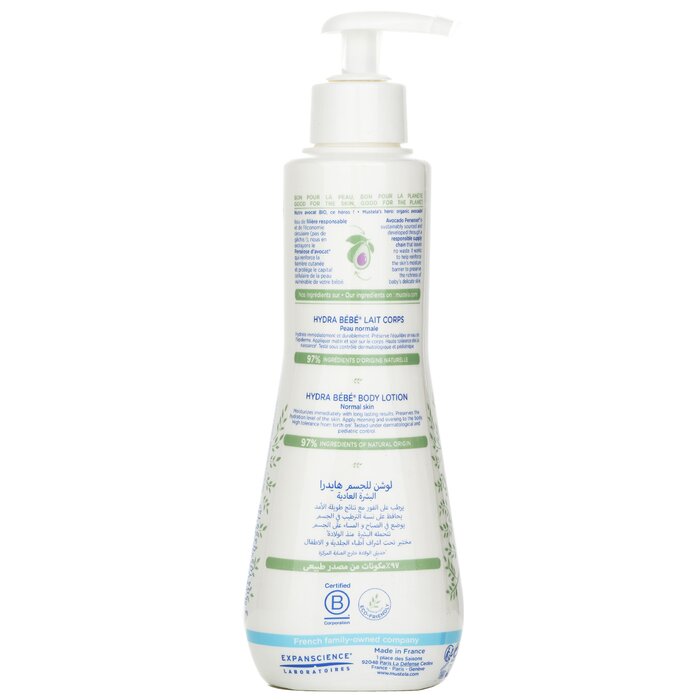 Mustela Hydra-Bebe Loción Corporal Con Aguacate Orgánico - Piel Normal 300ml/10.14ozProduct Thumbnail