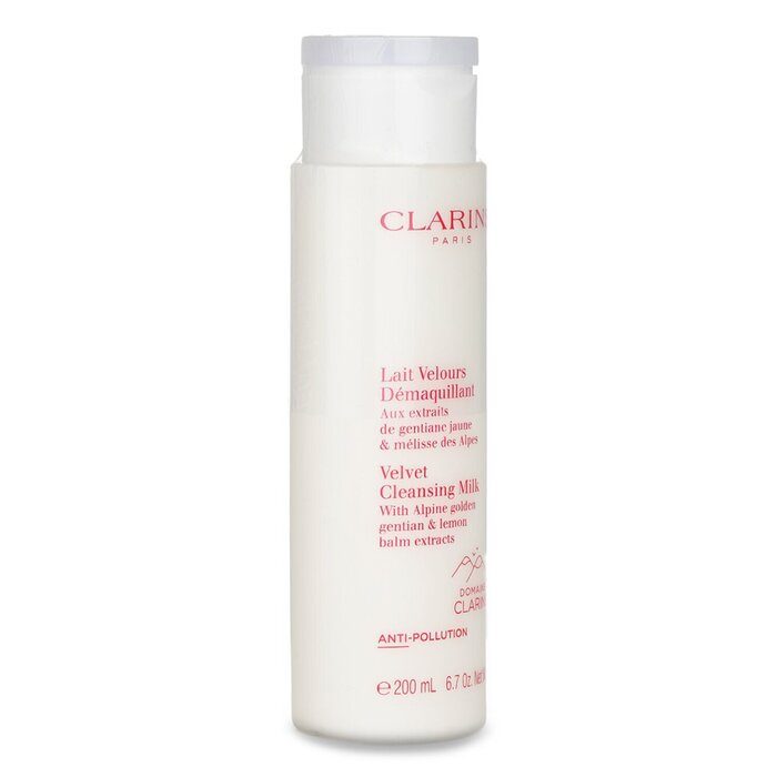 Clarins Velvet Cleansing Milk with Alpine Golden Gentian & Lemon Balm Extracts 200ml/6.7ozProduct Thumbnail