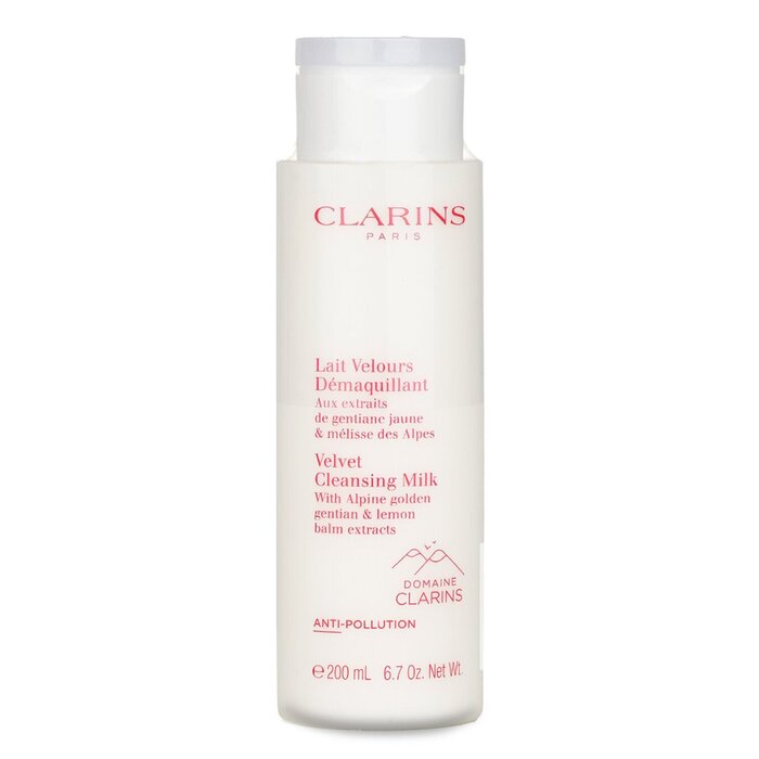 Clarins Velvet Cleansing Milk with Alpine Golden Gentian & Lemon Balm Extracts  200ml/6.7ozProduct Thumbnail