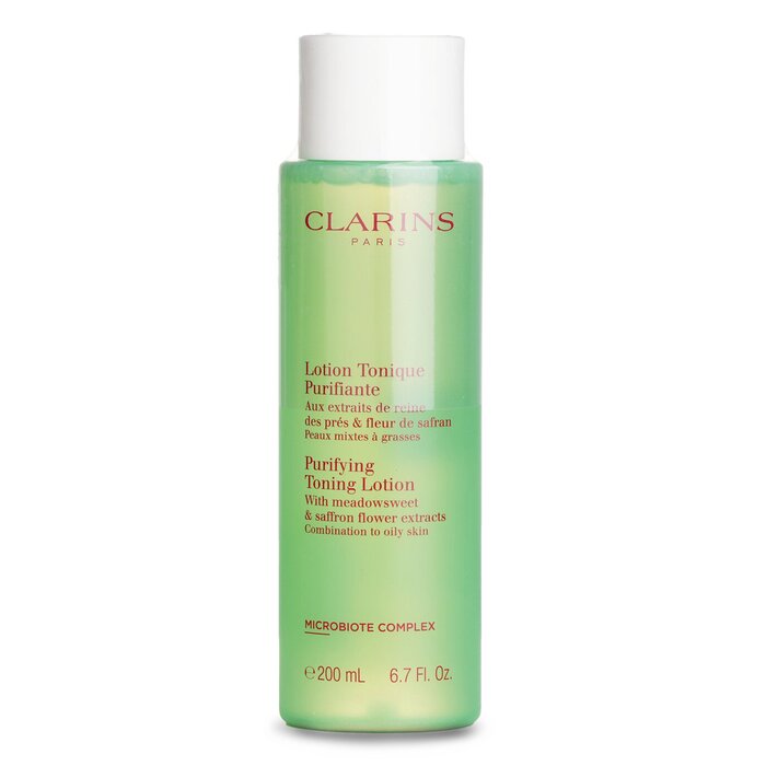 Clarins Purifying Toning Lotion with Meadowsweet & Saffron Flower Extracts - Combination to Oily Skin 200ml/6.7ozProduct Thumbnail