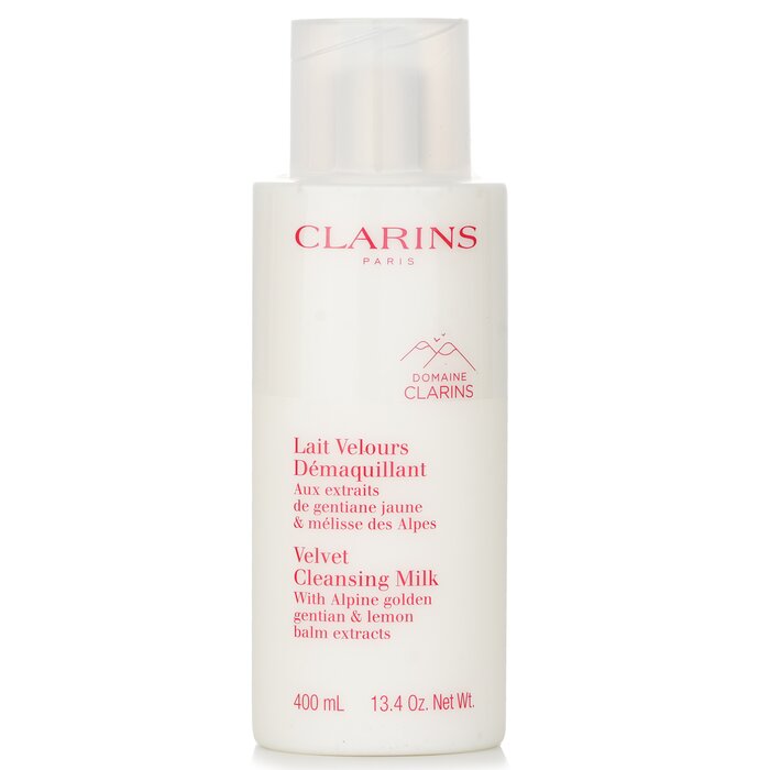Clarins Velvet Cleansing Milk with Alpine Golden Gentian & Lemon Balm Extracts  400ml/13.4ozProduct Thumbnail