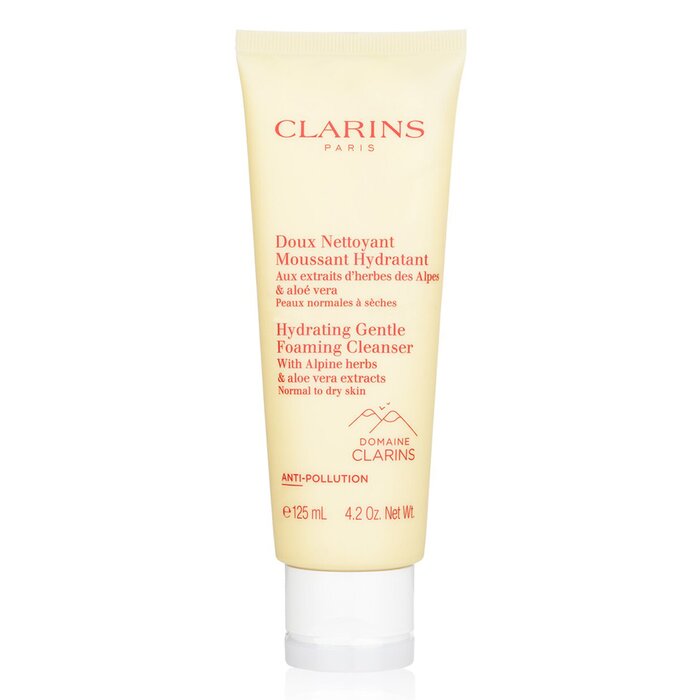 Clarins Hydrating Gentle Foaming Cleanser with Alpine Herbs & Aloe Vera Extracts - קלינסר עבור עור רגיל עד יבש 125ml/4.2ozProduct Thumbnail