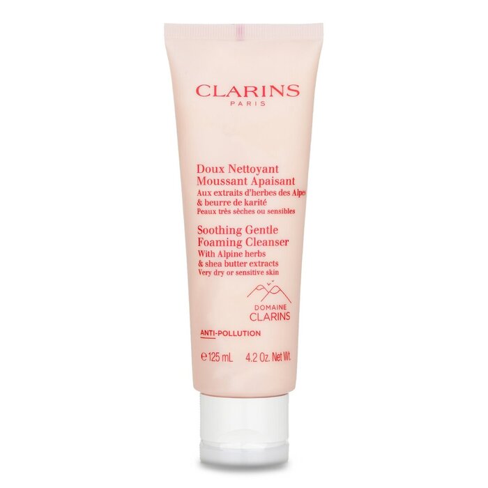 Clarins Soothing Gentle Foaming Cleanser with Alpine Herbs & Shea Butter Extracts - Very Dry or Sensitive Skin 125ml/4.2ozProduct Thumbnail
