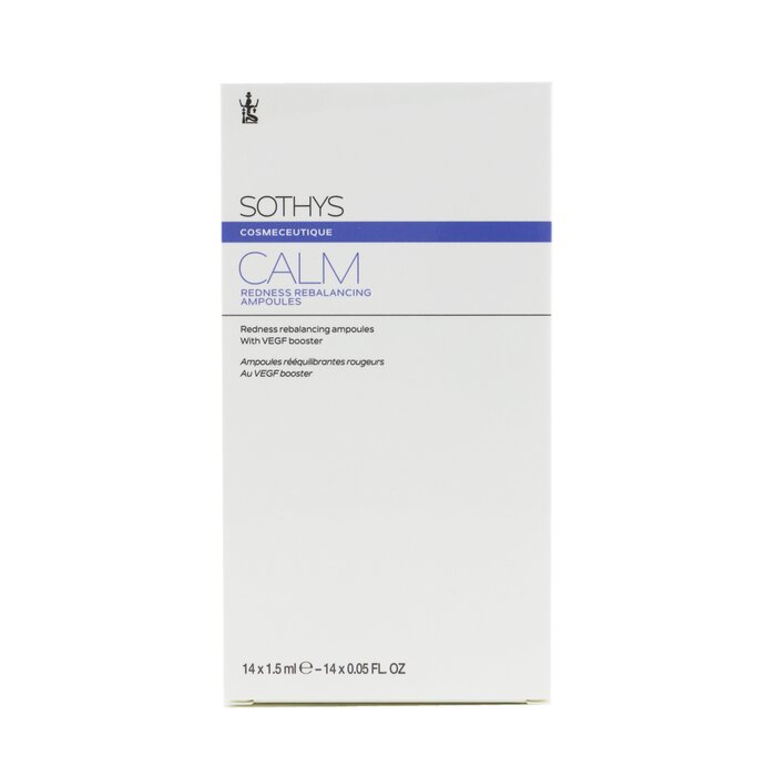 Sothys Cosmeceutique CALM Ampollas Rebalanceadoras de Enrojecimiento 14x1.5ml/0.05ozProduct Thumbnail
