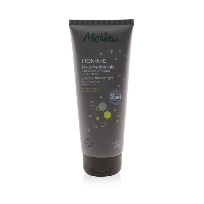 Melvita Homme Energy Shower Gel - Body & Hair (Sulfate-Free) 200ml/6.7ozProduct Thumbnail