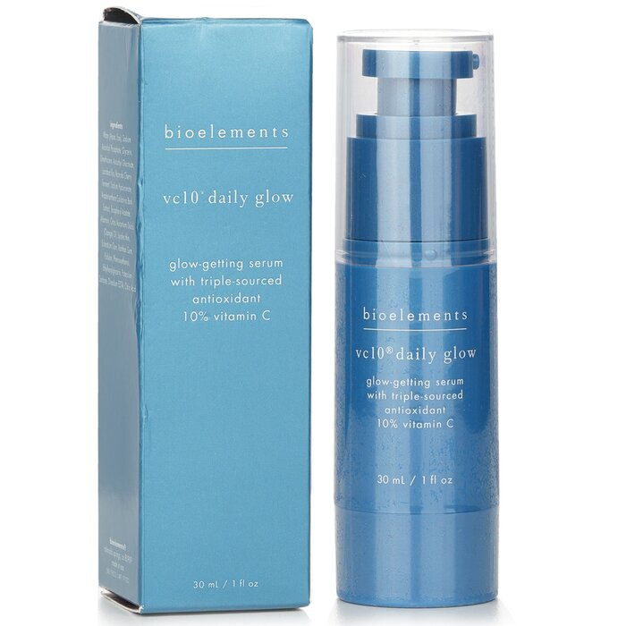 Bioelements VC10 Daily Glow Serum 1 Fl Oz - Age-Defying & Hydrating Vitamin C Serum