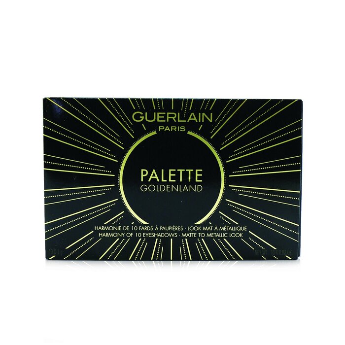 Guerlain Goldenland Harmony Of 10 Eyeshadows Palette 10x1g/0.03ozProduct Thumbnail
