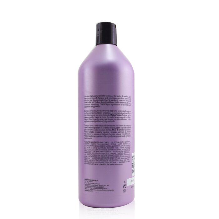 Pureology 潔學護理  Hydrate Sheer Shampoo (For Fine, Dry, Color-Treated Hair) 1000ml/33.8ozProduct Thumbnail