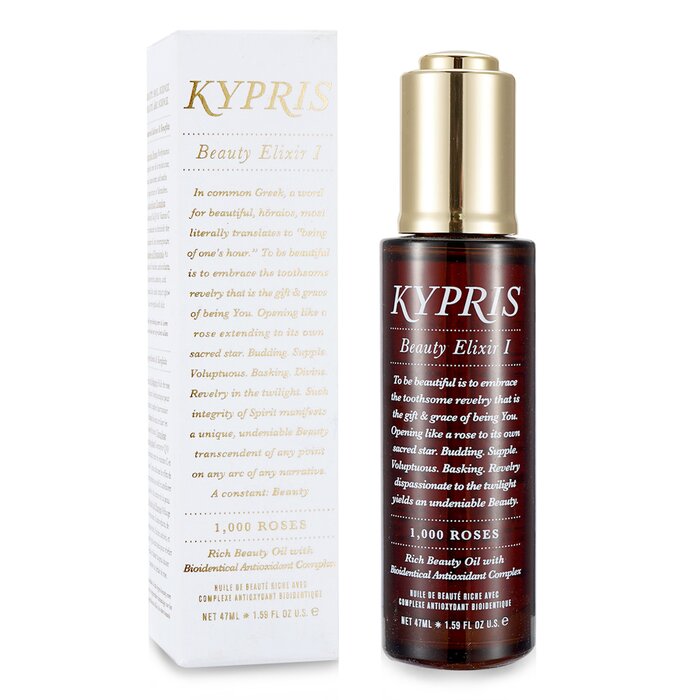 Kypris Beauty Elixir I - Богато масло за красота с биоидентичен антиоксидантен комплекс (с 1000 рози) 47ml/1.59ozProduct Thumbnail
