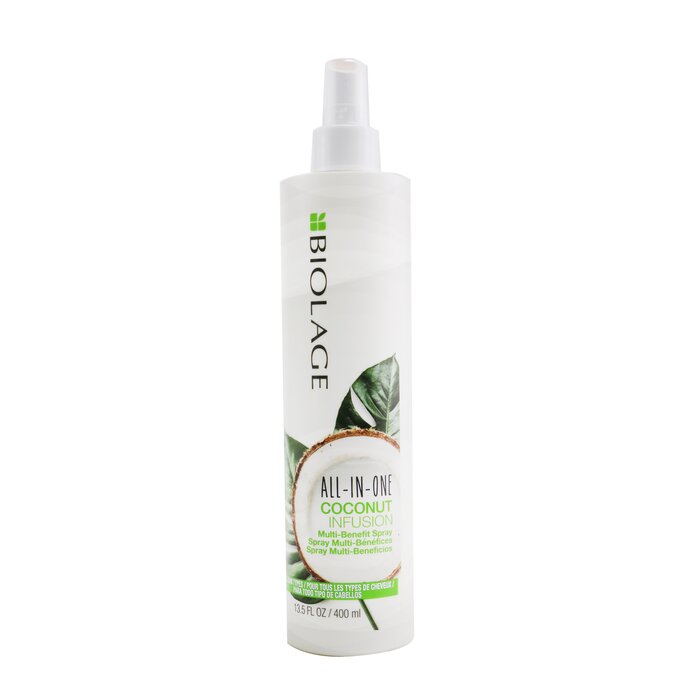 Matrix Biolage All-In-One Coconut Infusion Multi-Benefit Treatment Spray (For All Hair Types) 400ml/13.5ozProduct Thumbnail