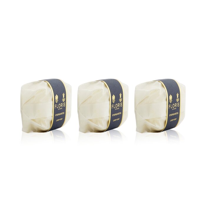 Floris Stephanotis Luxury Soap (Box Slightly Damaged) 3x100g/3.5ozProduct Thumbnail