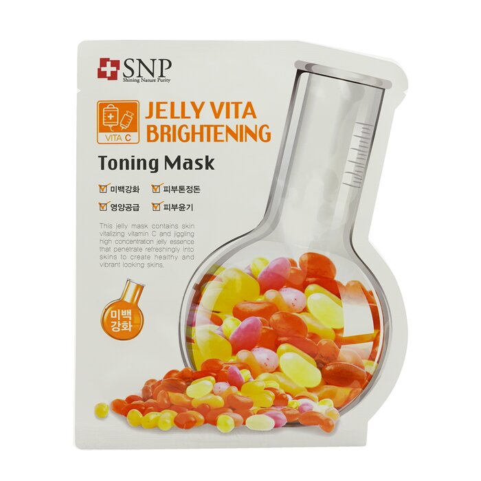 SNP Jelly Vita Mascarilla Tonificante Iluminante (Vitamina C) (Fecha Vto.: 11/2021) 10x30ml/1ozProduct Thumbnail