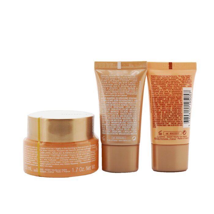 Clarins Extra-Firming Collection: Day Cream 50ml + Night Cream 15ml + Neck & Decollete Care 15ml 3pcsProduct Thumbnail