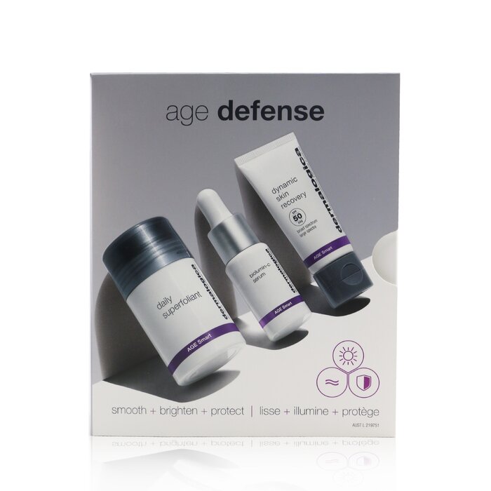 Dermalogica  德卡 Age Defense Kit: Daily Superfoliant 13g+ Biolumin-C Serum 10ml+ Dynamic Skin Recovery SPF 50 12ml 3pcsProduct Thumbnail