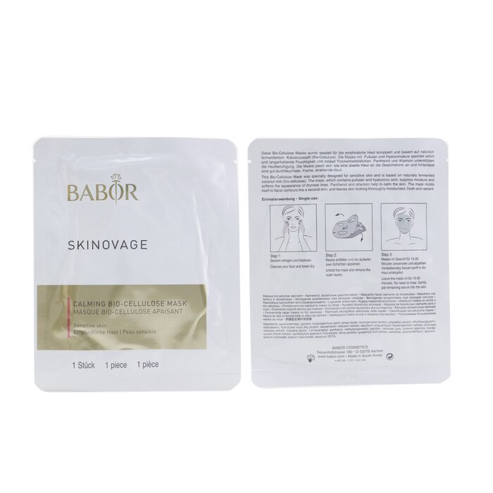 Babor Skinovage [Age Preventing] Calming Bio-Cellulose Mask - For Sensitive Skin (Salon Size) 10pcsProduct Thumbnail