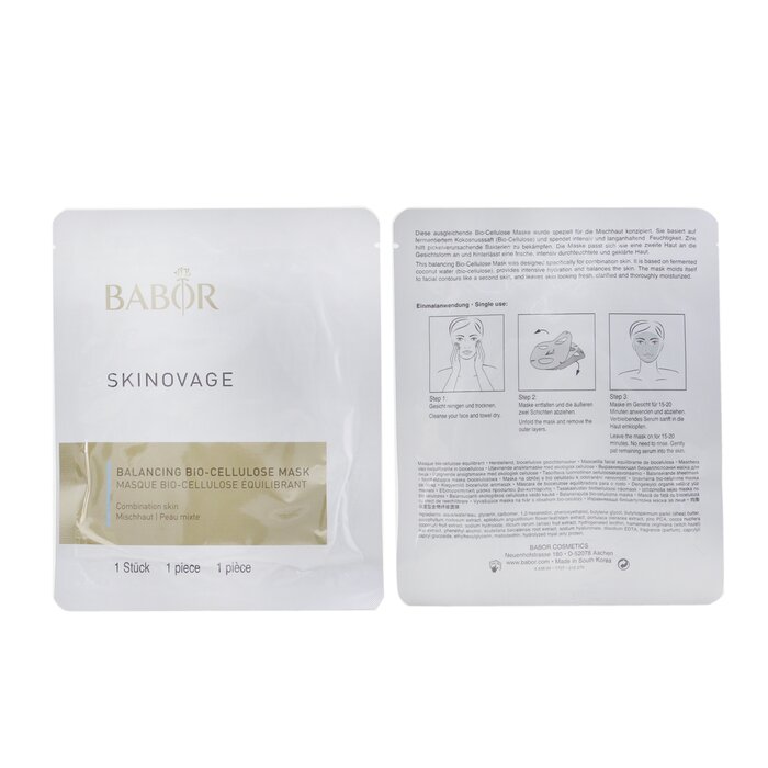 Babor 芭柏爾 Skinovage [抗衰老] 平衡纖維素面膜 - 混合性皮膚（美容裝） 10pcsProduct Thumbnail