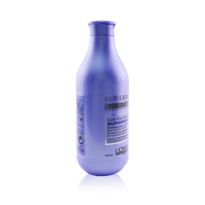 L'Oreal Professionnel Serie Expert - Blondifier Cool Acai Polyphenols Neutralising Shampoo (For Cool Blonde Hair) 300ml/10.1ozProduct Thumbnail