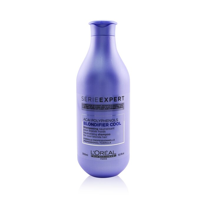 L'Oreal 歐萊雅 Professionnel Serie Expert - Blondifier Cool Acai Polyphenols Neutralising Shampoo (For Cool Blonde Hair) 300ml/10.1ozProduct Thumbnail